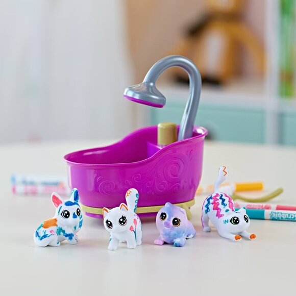 Crayola Scribble Scrubbie Pets Tub Set – 12pc Washable Marker Craft Kit - Picture 5 of 8